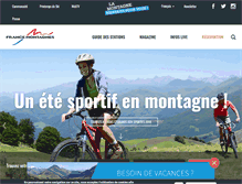 Tablet Screenshot of france-montagnes.com